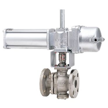 BS-150UVCT SCS13空圧Λポート弁【フランジ･厚板シート･スプリングリターン】