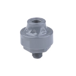 サンワエンタープライズ MTG-25-CPVC ゲージ･アイソレーター 1/4x1/2MNPT PTFE/FKM