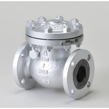 桑名金属工業 S150FCS 鋳鋼製スイング逆止弁【フランジ･BB】