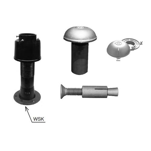 伊藤鉄工 WSK4 VCO付排水通気用防水継手【差込型･アンカー付】