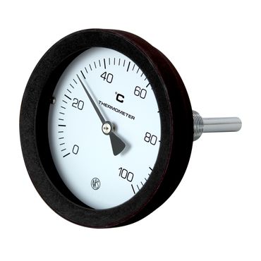長野計器 TB83-100 バイメタル式T形温度計1/2BS保護管付【Φ75・R1/2】