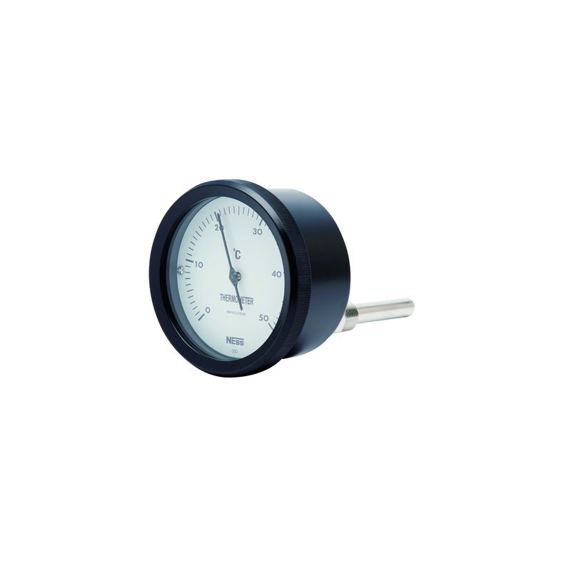 ネステック SBNA ブルドン式温度計 L型50℃100Φ屋外[保護管無
