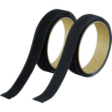 トラスコ TMSD20BK マジックテープセット 強粘着 20mm×1m 黒
