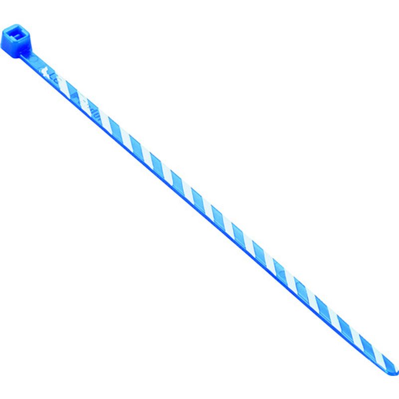 パンドウィット PLT1M-L6-10 ストライプ結束バンド 青/白 50本入