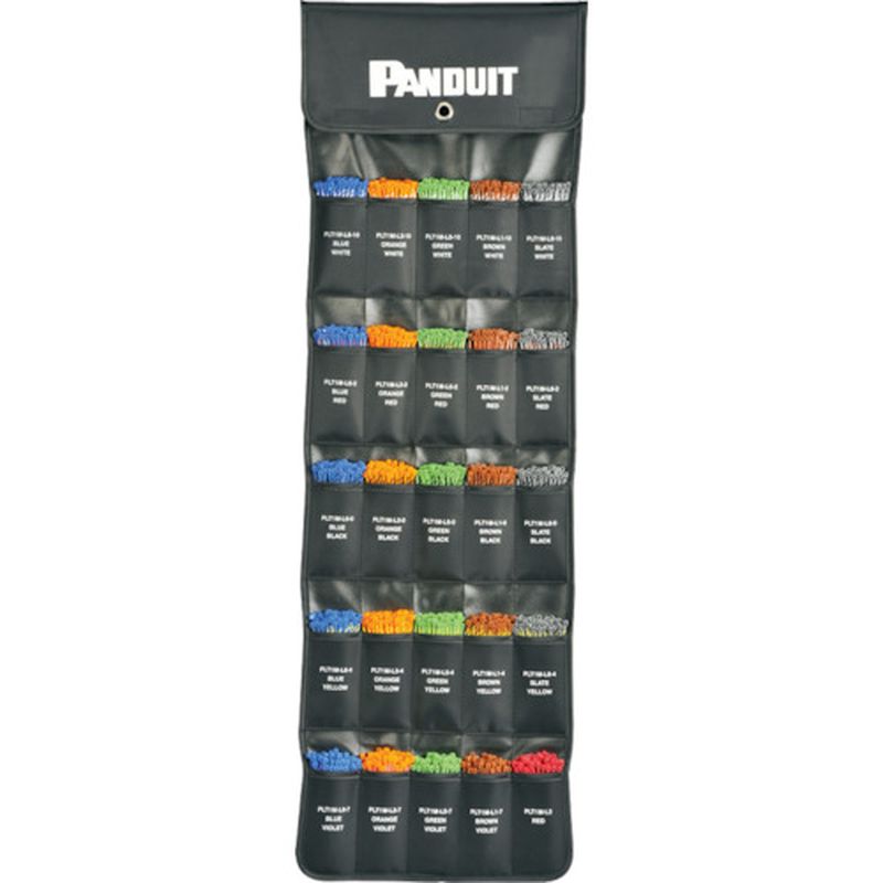 パンドウィット PPC25X50F ストライプ柄結束バンドキット 1250本入