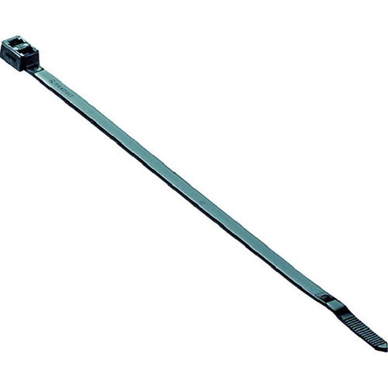 パンドウィット PLB2S-C0 ダブルループ結束バンド 耐候性黒 100本入