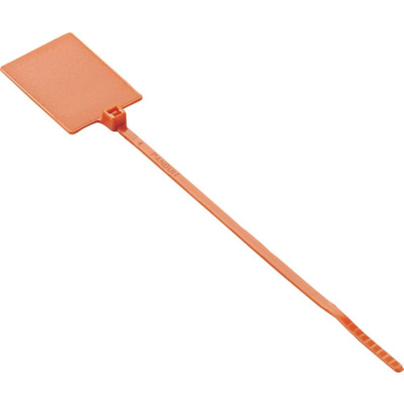 パンドウィット PLF1MA-C3 旗型タイプナイロン結束バンド オレンジ 100本入