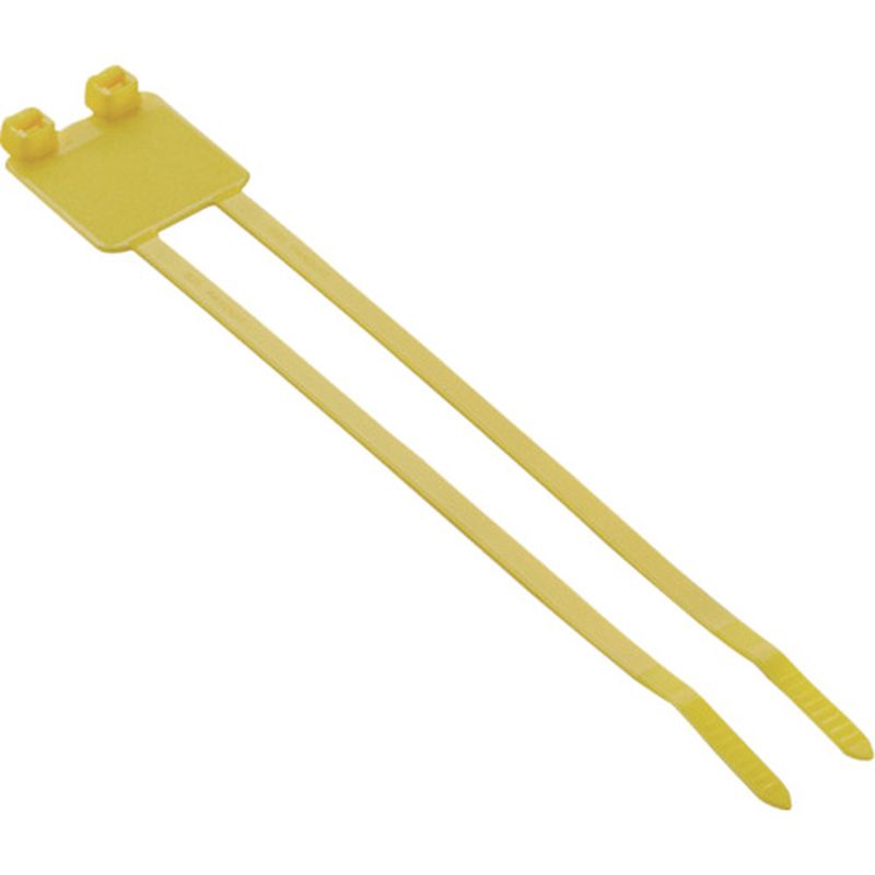 パンドウィット PL2M2S-D4Y 旗型タイプナイロン結束バンド 黄 500本入