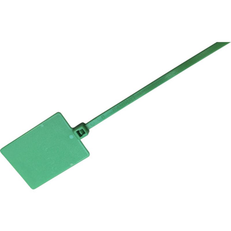 パンドウィット PLF1MA-M5 旗型タイプナイロン結束バンド 緑 1000本入