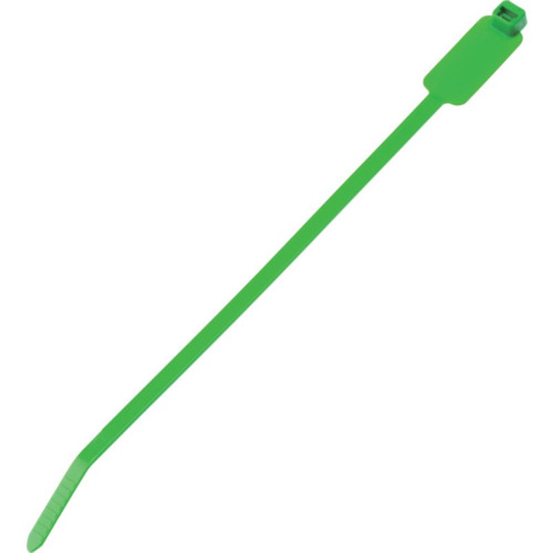 パンドウィット PLM2S-D5 旗型タイプナイロン結束バンド 緑 500本入