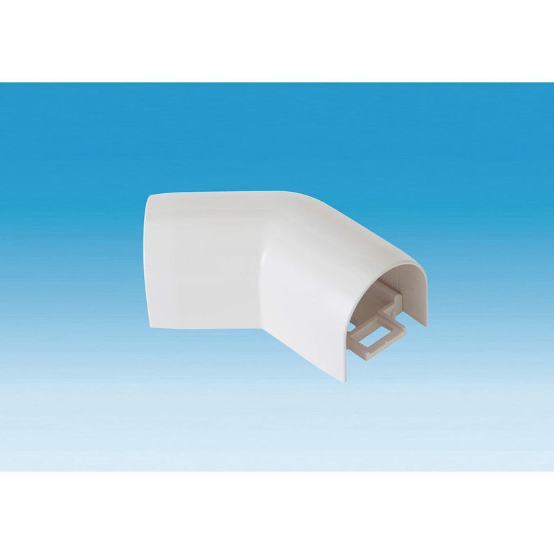 因幡電機産業 JKF-F JDリフォームダクトシングルタイプ平面エルボカバー 45°