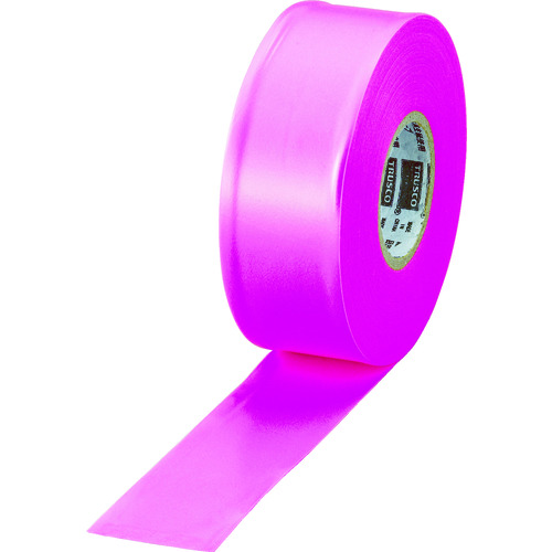 トラスコ TMT30P 目印テープ 30mmX50m ピンク