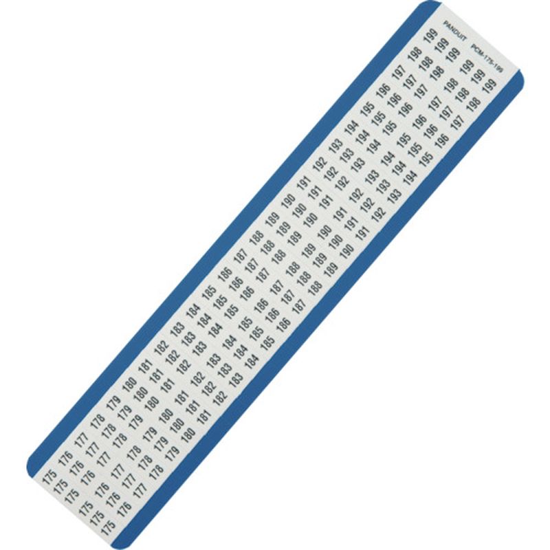 パンドウィット PCM-175-199 ワイヤーマーカー 25枚入