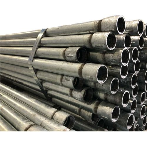 日本製鉄 白ネジ付SGPパイプ 5500L（日本制铁 镀锌带螺纹普通配管用碳钢钢管 (白螺纹SGP管) 5500毫米）