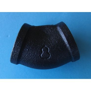 BL45 黒 45°エルボ(バンド付)