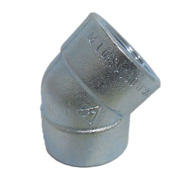 ボスウェル シロPT370PT-45L 白 PT370 ネジ込 高圧 45° エルボ