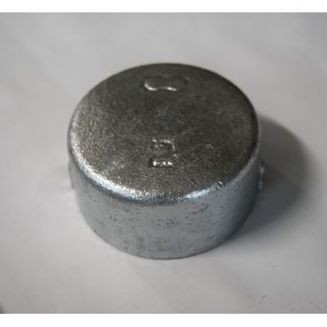 シロCA キャップ ねじ込み式可鍛鋳鉄製管継手 白