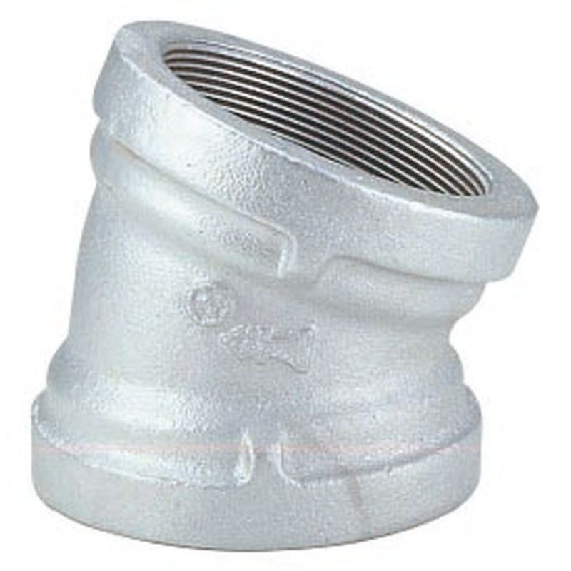 DG-22-1/2L 22°1/2エルボ メッキドレネージ継手