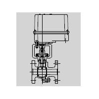 桑名金属 NS1FUF1B ハイトルク SCS13A 緊急開放電動ボール弁(フランジ･AC100V)