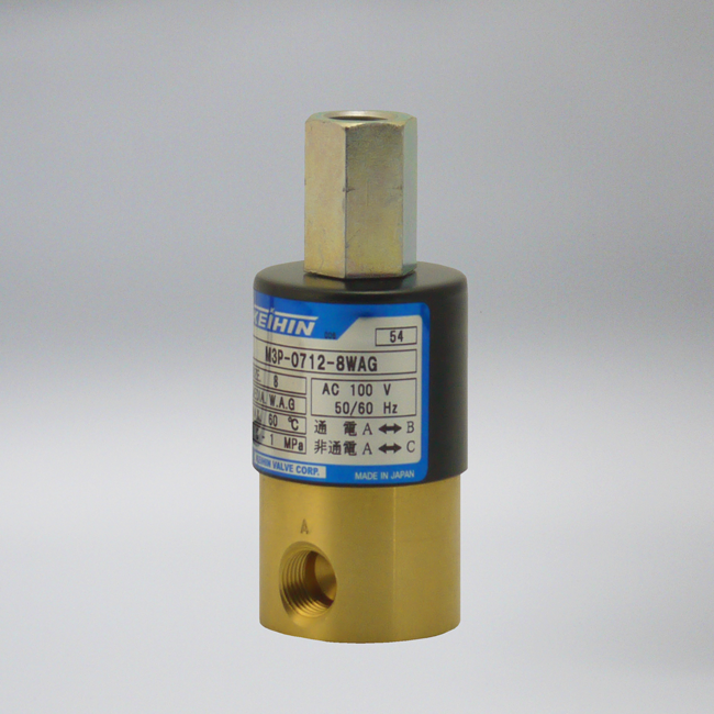M3P-0712-WAG-100V 小型3方向汎用電磁弁 AC100V