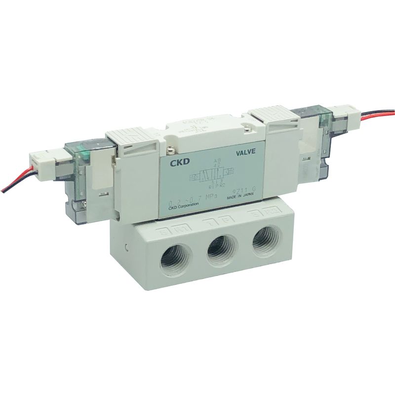 CKD 4GB220R-08-E2-3 パイロット式5ポート弁