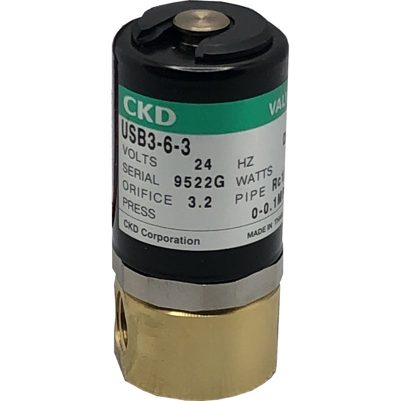 CKD USB3-6-3-DC24V 小型 直動式2ポート電磁弁
