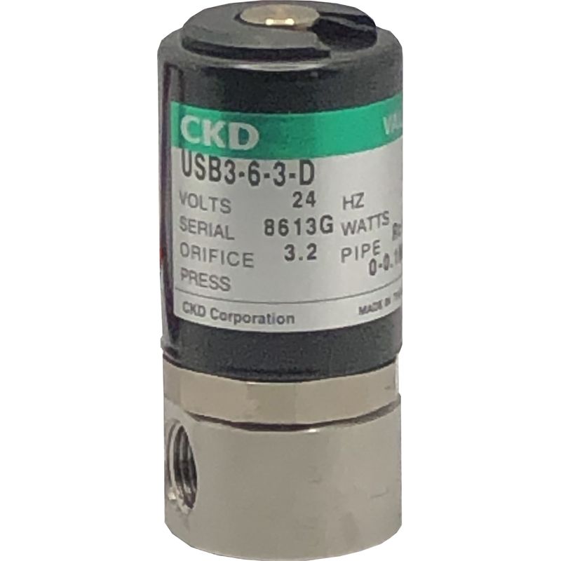 CKD USB3-6-3-E-DC24V 小型 直動式2ポート電磁弁