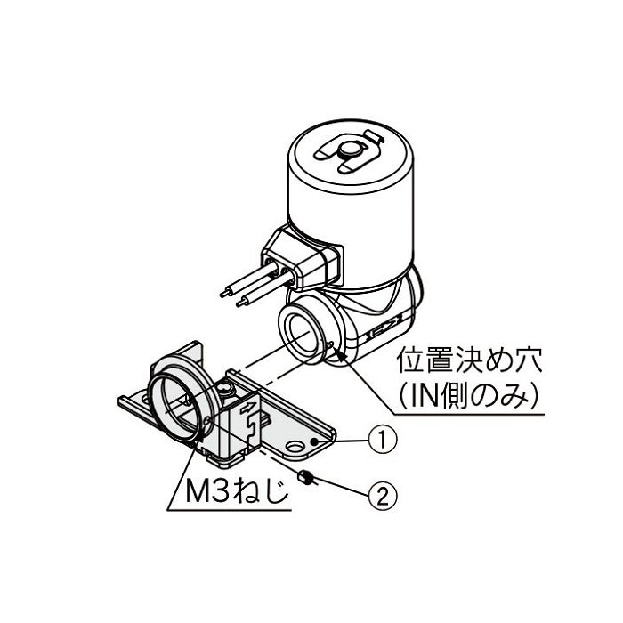 SMC JSX022-12A-2-1 JSX20･30用ブラケット SUS用