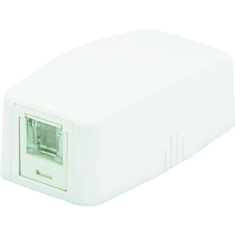 パンドウィット JOQ1H500 CAT5Eスプリングシャッター付きローゼットキット 1個口 白