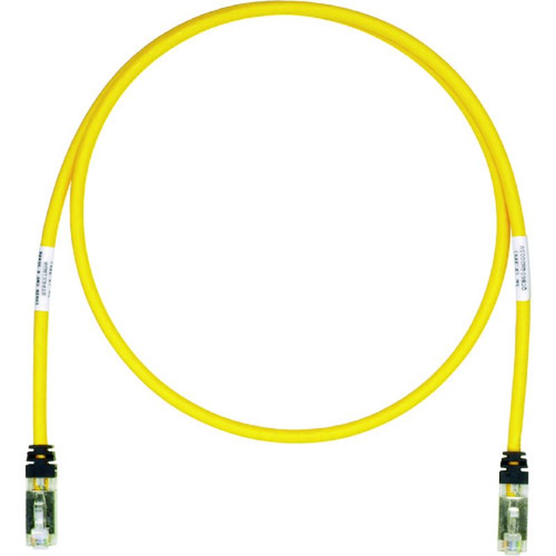 パンドウィット STP6X10MYL CAT6A/CAT6 シールドパッチコード 10m 黄
