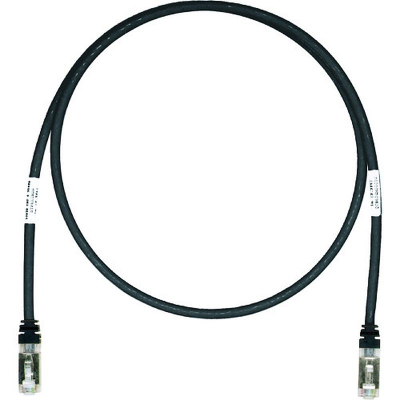 パンドウィット STP6X10MBL CAT6A/CAT6 シールドパッチコード 10m 黒