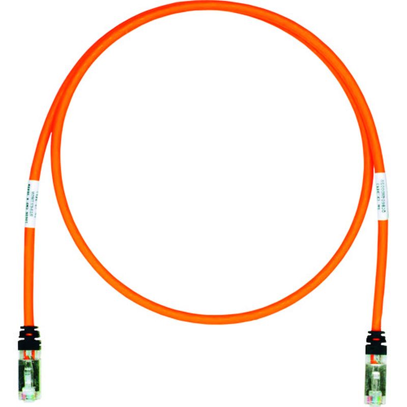 パンドウィット STP6X2.5MOR CAT6A/CAT6 シールドパッチコード 2.5m オレンジ