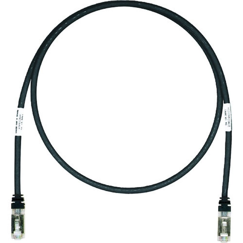 パンドウィット STP6X2.5MBL CAT6A/CAT6 シールドパッチコード 2.5m 黒