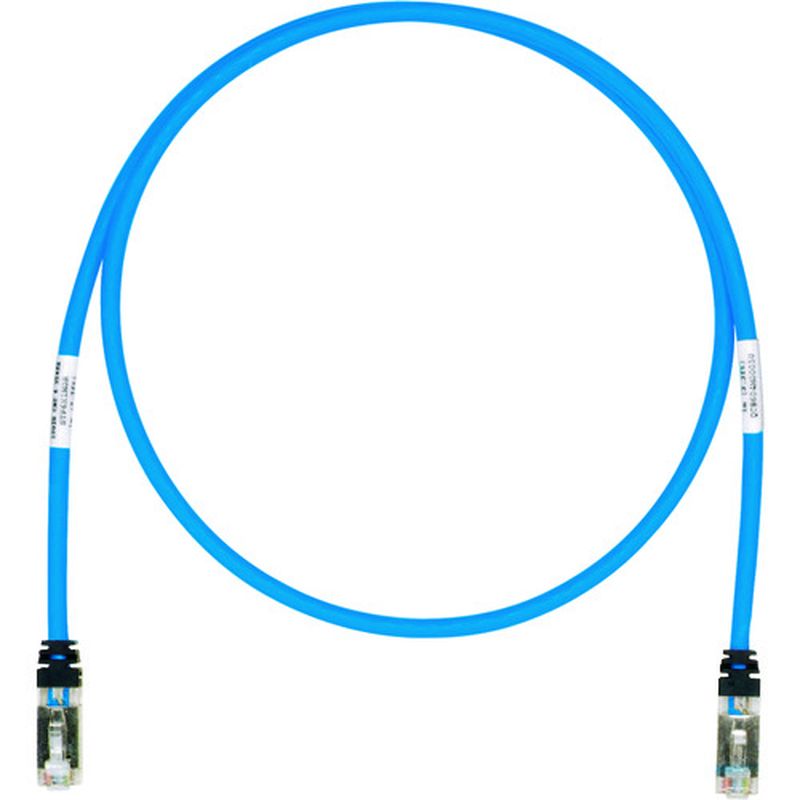 パンドウィット STP6X20MBU CAT6A/CAT6 シールドパッチコード 20m 青