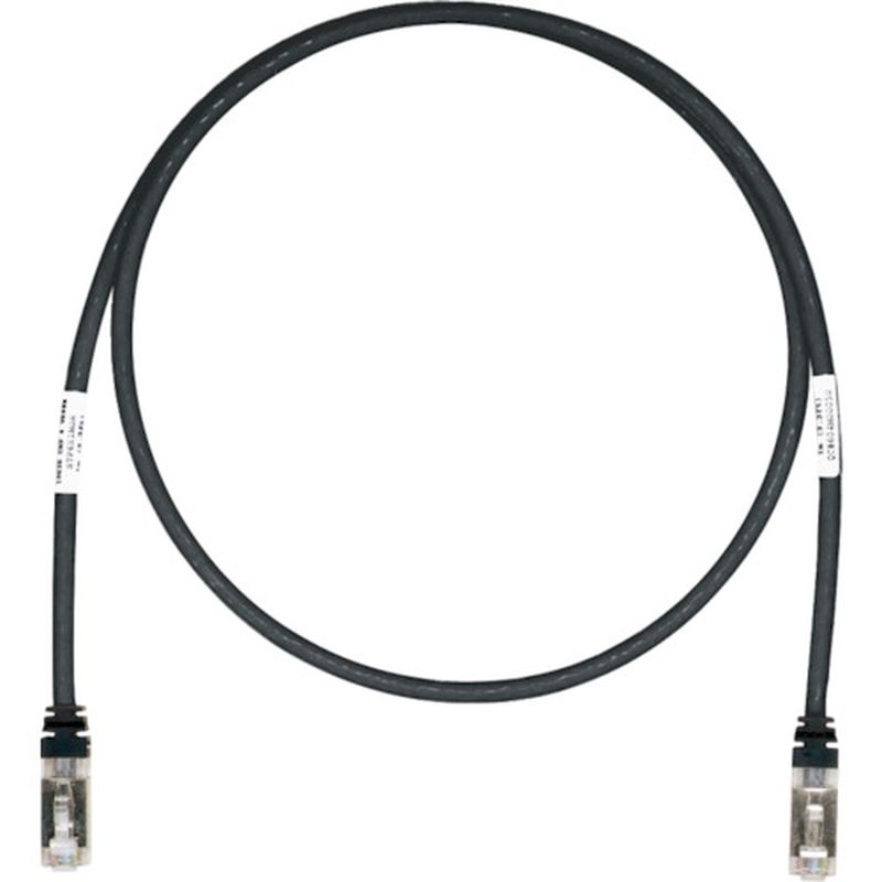 パンドウィット STP6X8MBL CAT6A/CAT6 シールドパッチコード 8m 黒