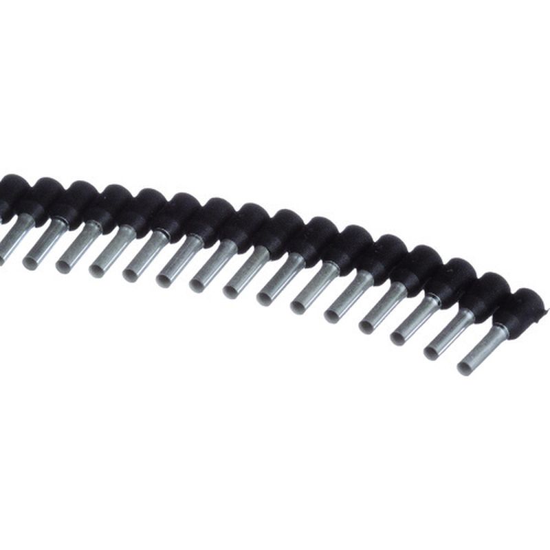 パンドウィット FSD78-8-DSL0 CT-1000用絶縁付きフェルール端子 黒 500個入