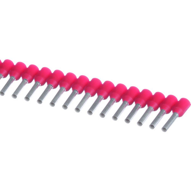 パンドウィット FSD77-8-DSL2 CT-1000用絶縁付きフェルール端子 赤 500個入