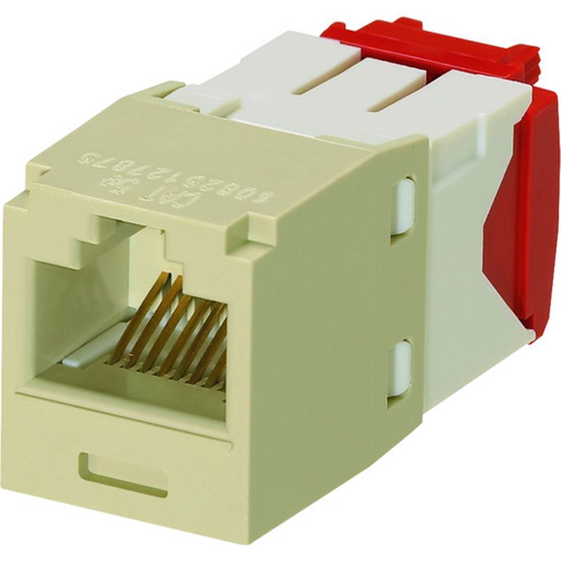 パンドウィット CJ5E88TGEI カテゴリ5E RJ45モジュラージャック UTP TGタイプ アイボリー