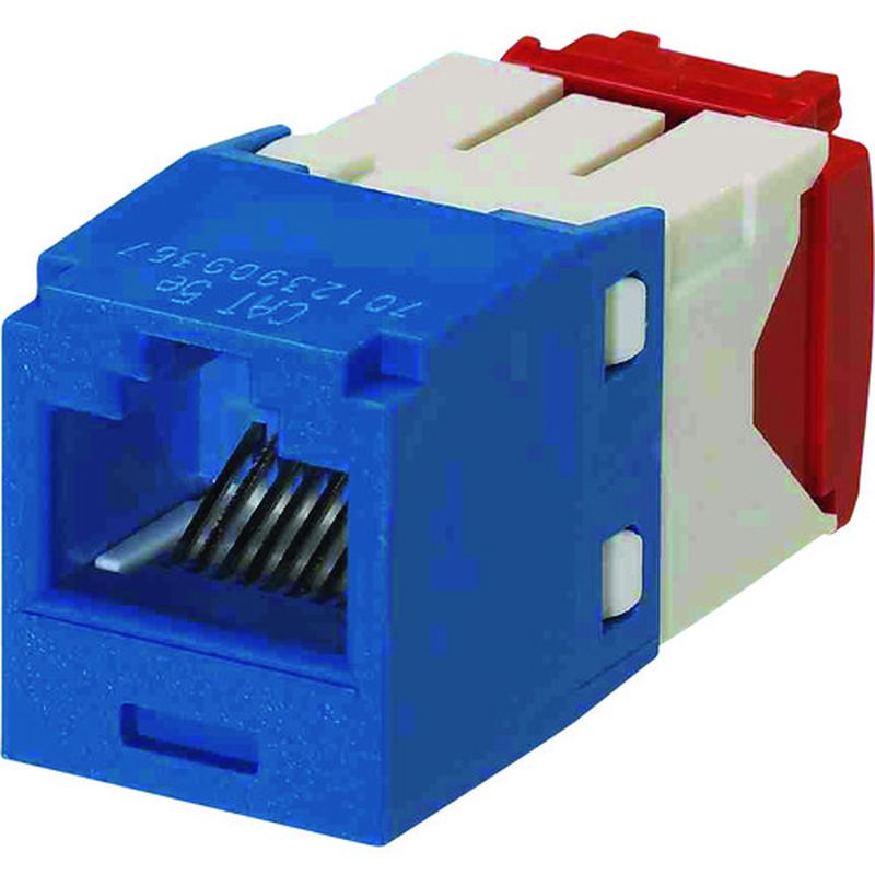 パンドウィット CJ5E88TGBU カテゴリ5E RJ45モジュラージャック UTP TGタイプ 青