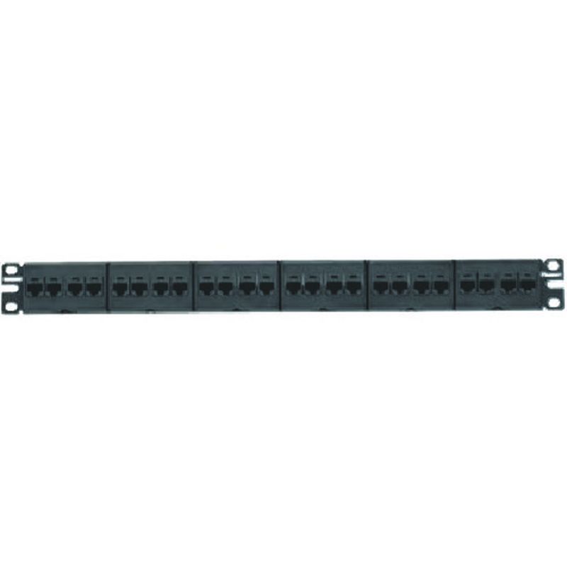 パンドウィット CPPK24BLY カテゴリ5E モジュラーパッチパネルキット 24ポート