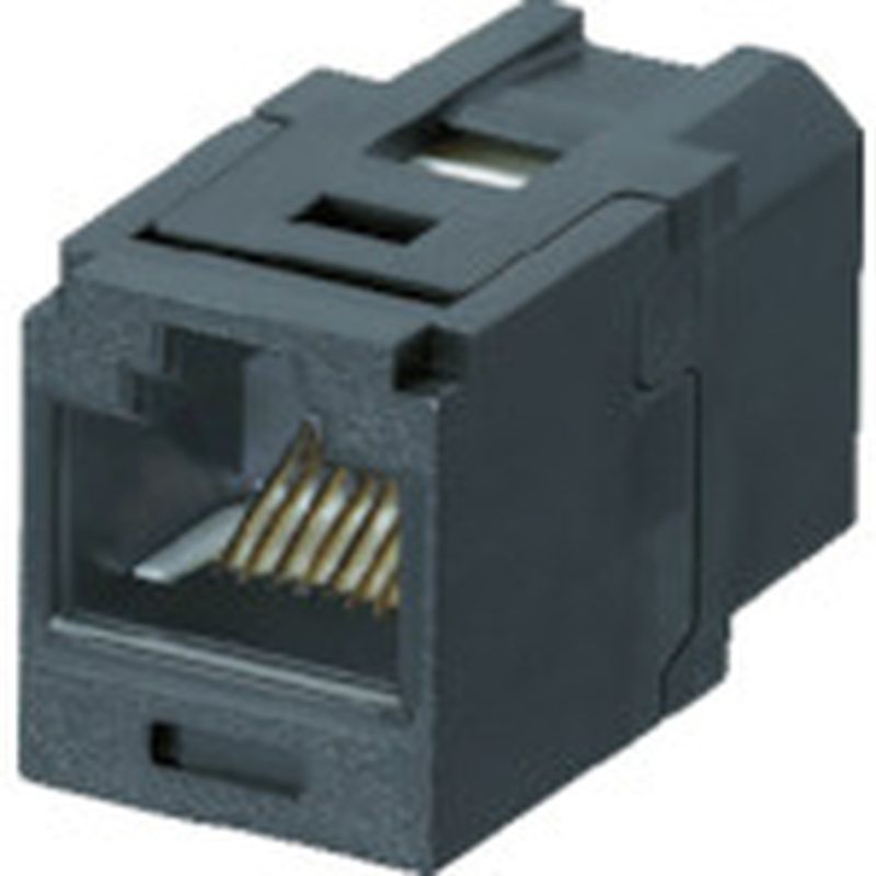 パンドウィット CC6X88BL カテゴリ6A JJアダプタ RJ45中継用ジャック 黒
