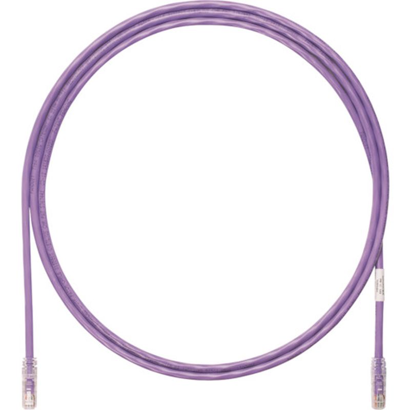 パンドウィット UTP6AX0.5MVL カテゴリ6A UTPパッチコード 24AWG撚り線 紫