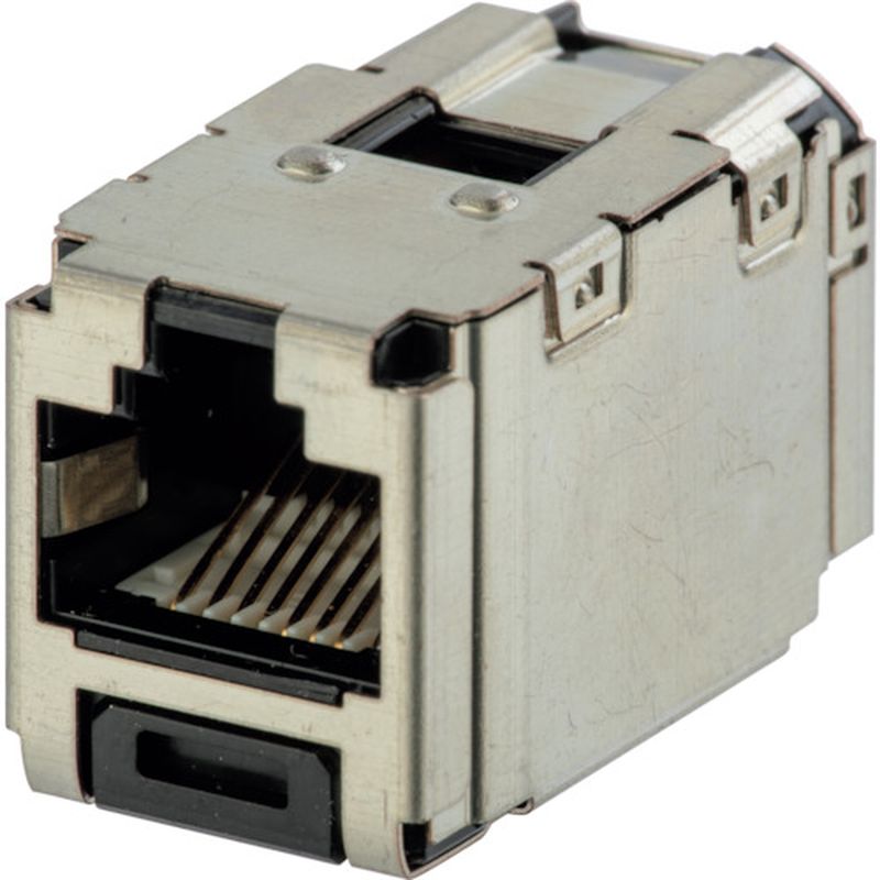 パンドウィット CCS6X88BL カテゴリ6A シールド付きRJ45JJ中継アダプター