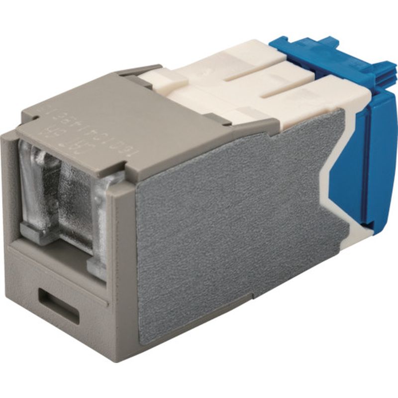 パンドウィット CJH6X88TGIG カテゴリ6A シャッター付モジュラージャック ライトグレー