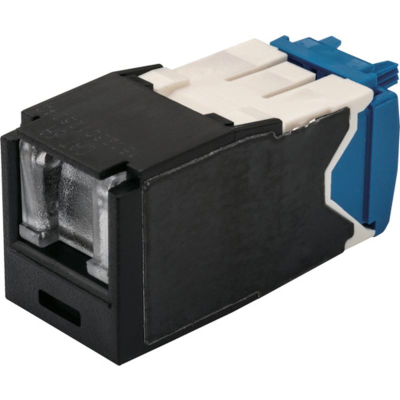 パンドウィット CJH6X88TGBL カテゴリ6A シャッター付モジュラージャック 黒