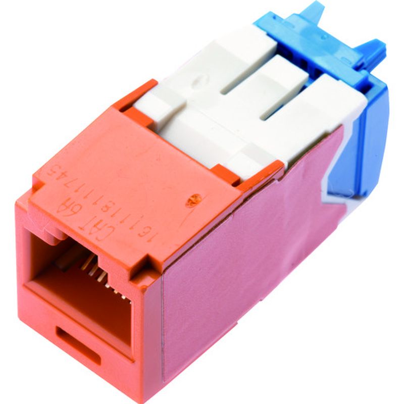 パンドウィット CJ6X88TGOR カテゴリ6A モジュラージャック オレンジ