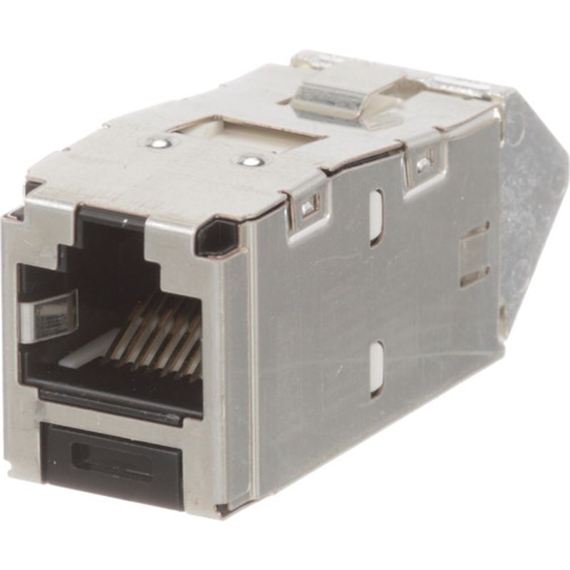 パンドウィット CJSUD6X88TGY カテゴリ6A上下45度アングルシールド付モジュラージャック 黒
