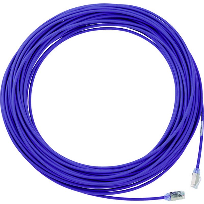 パンドウィット STP28X10MVL カテゴリ6A細径シールドパッチコード 10m 紫