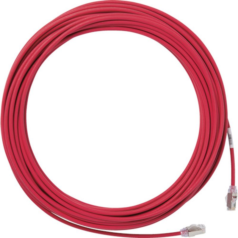 パンドウィット STP28X15MRD カテゴリ6A細径シールドパッチコード 15m 赤