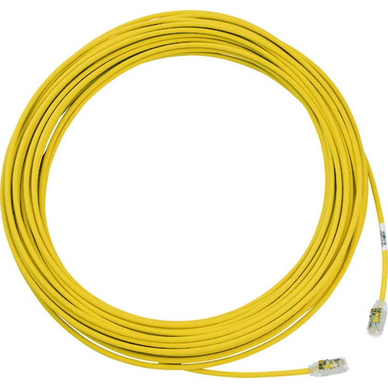パンドウィット STP28X1MYL カテゴリ6A細径シールドパッチコード 1m 黄